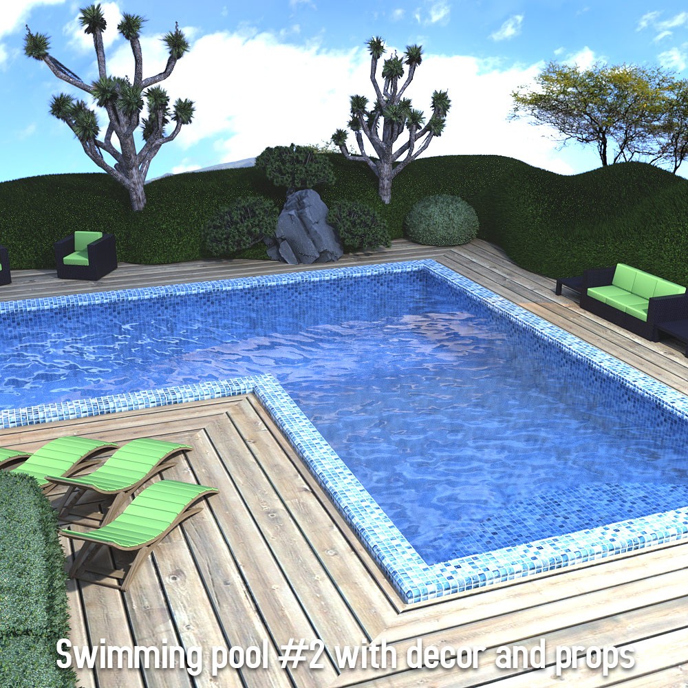 Swimming Pool Collection for Daz Studio by N/A