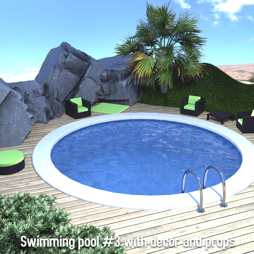 Swimming Pool Collection for Daz Studio by N/A