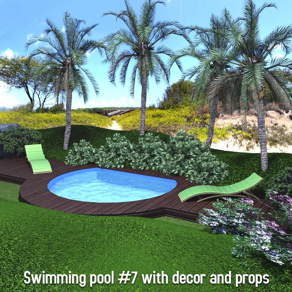 Swimming Pool Collection for Daz Studio by N/A