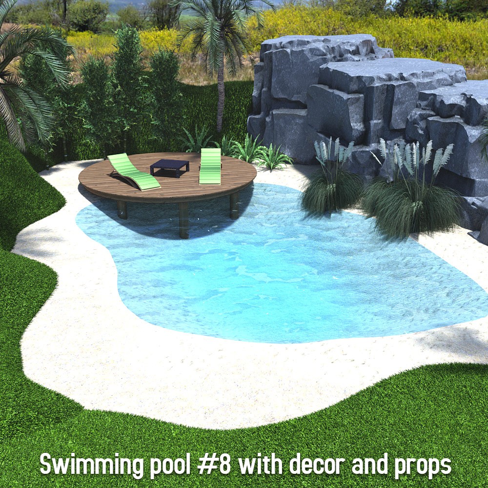 Swimming Pool Collection for Daz Studio by N/A
