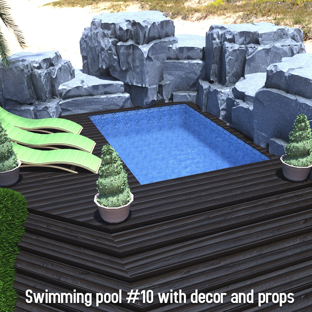 Swimming Pool Collection for Daz Studio by N/A