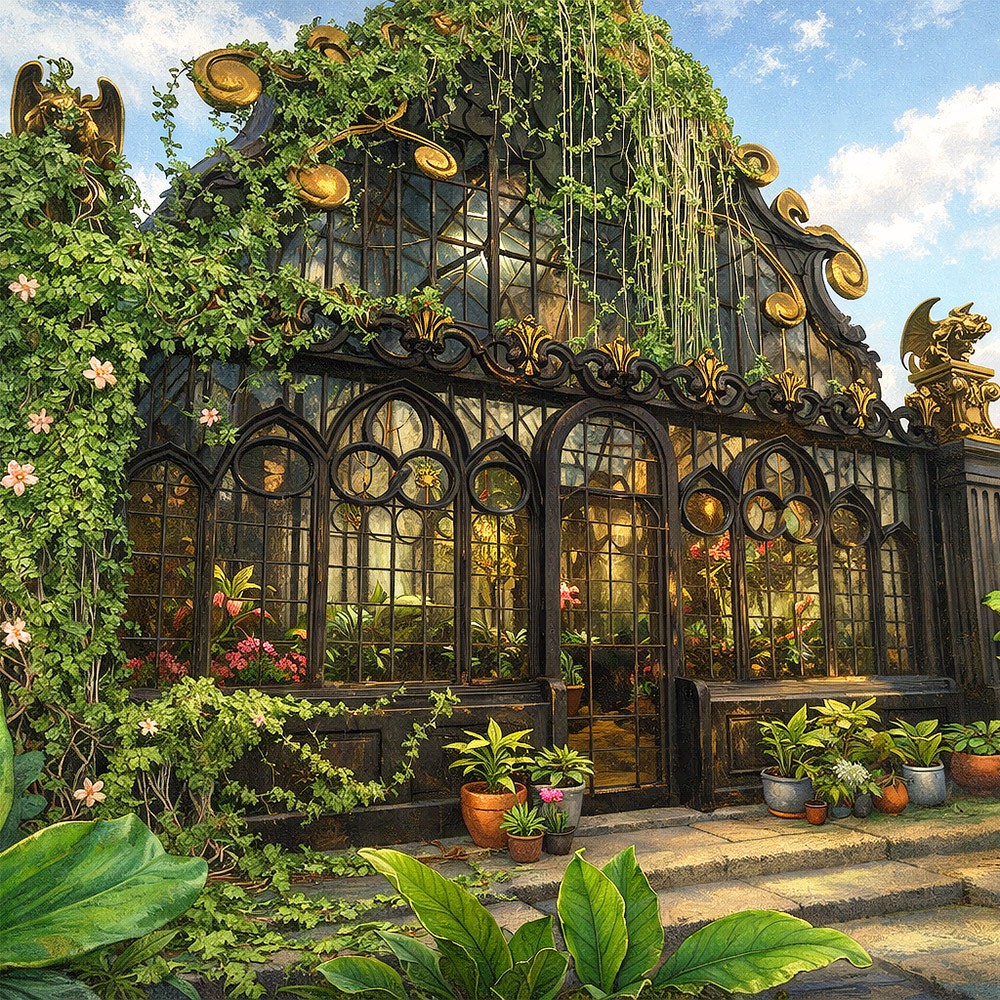Victorian Greenhouse for Daz Studio by N/A