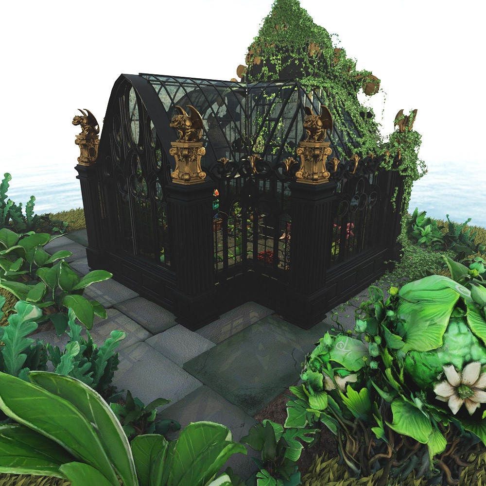 Victorian Greenhouse for Daz Studio by N/A