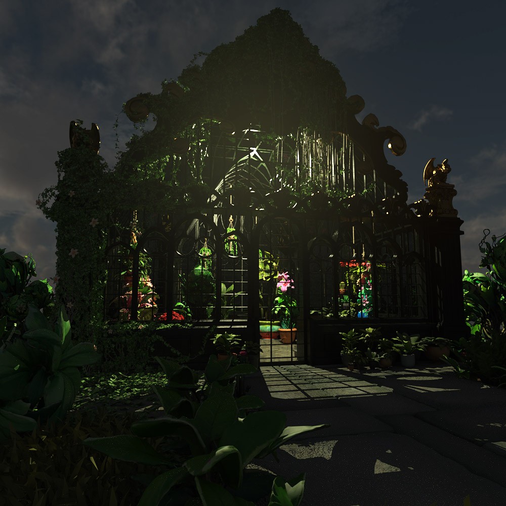 Victorian Greenhouse for Daz Studio by N/A