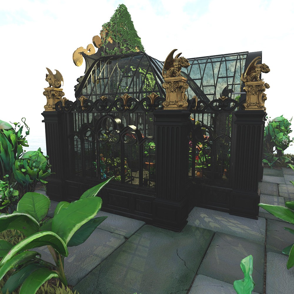 Victorian Greenhouse for Daz Studio by N/A
