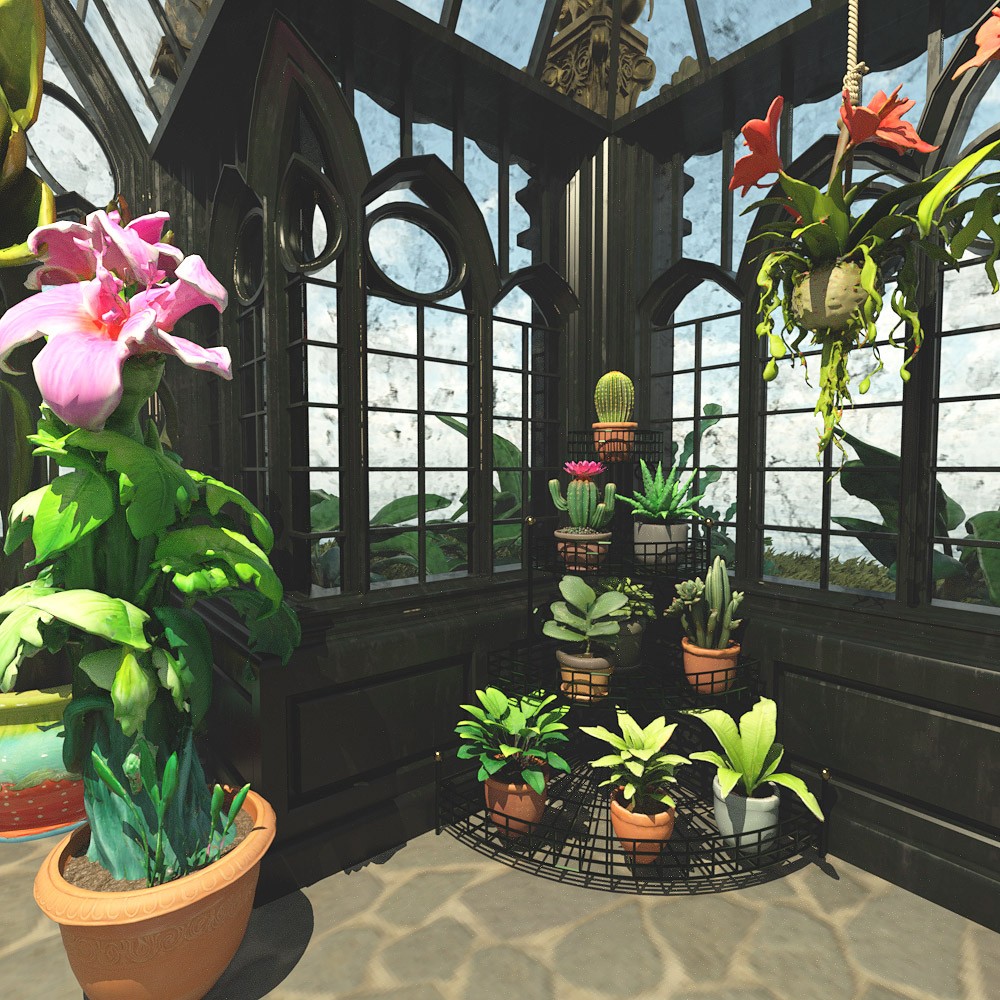 Victorian Greenhouse for Daz Studio by N/A