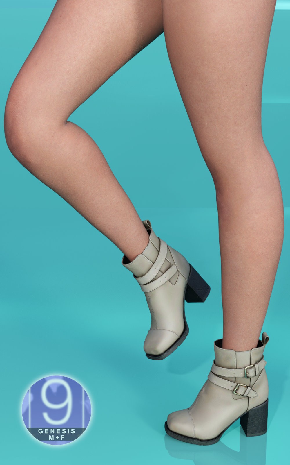 Two Straps Ankle Boots Premium Pack by N/A