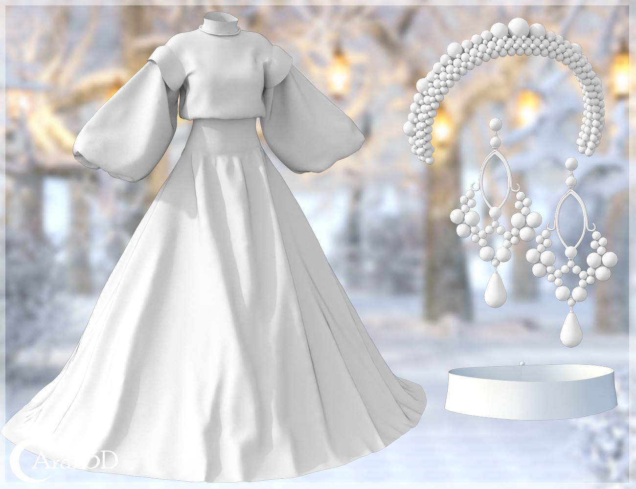 Arah3D Snow Pearl for G8F and G9 by N/A