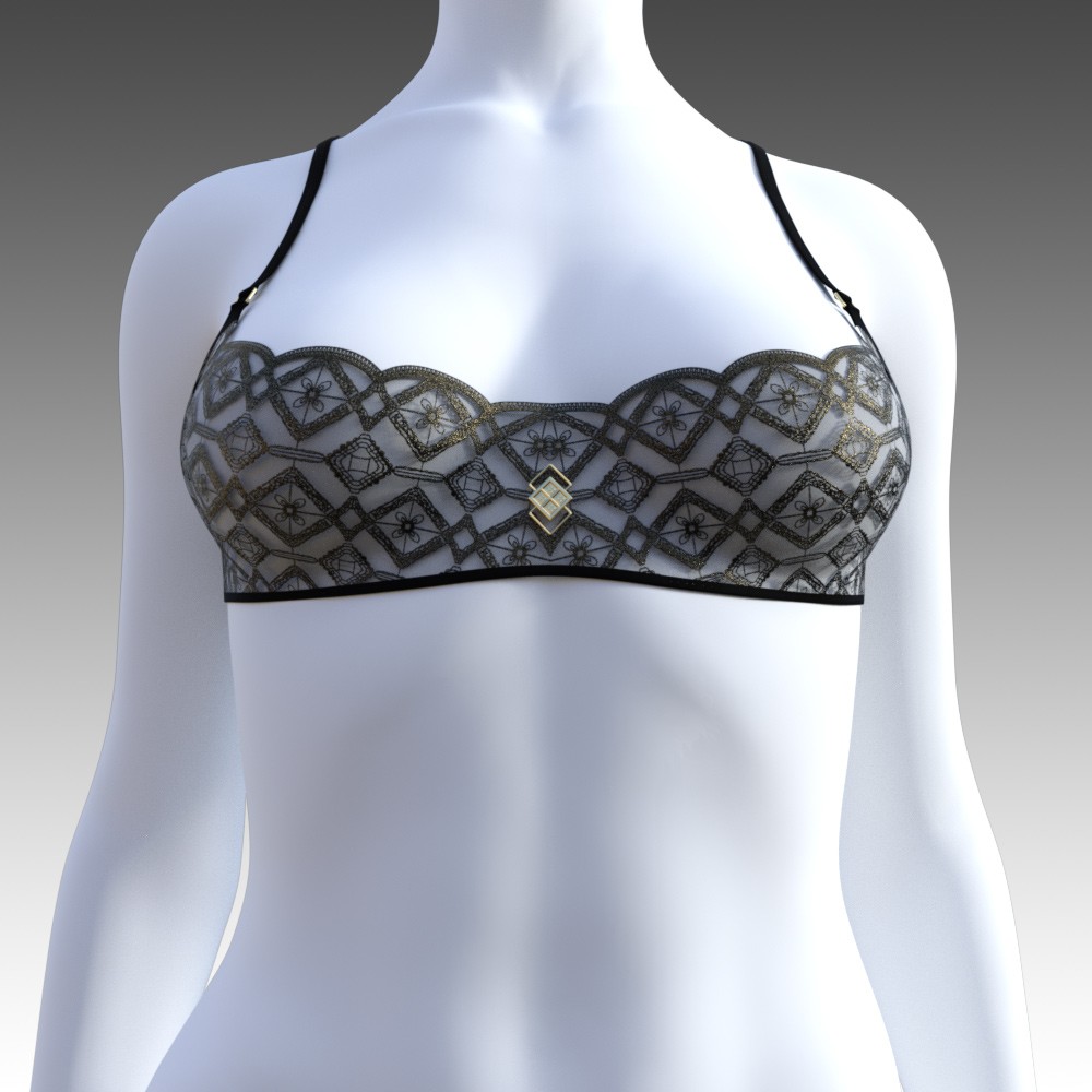 Secret Style 101 - Demi-Cup Bra for G8F, G8.1F by N/A