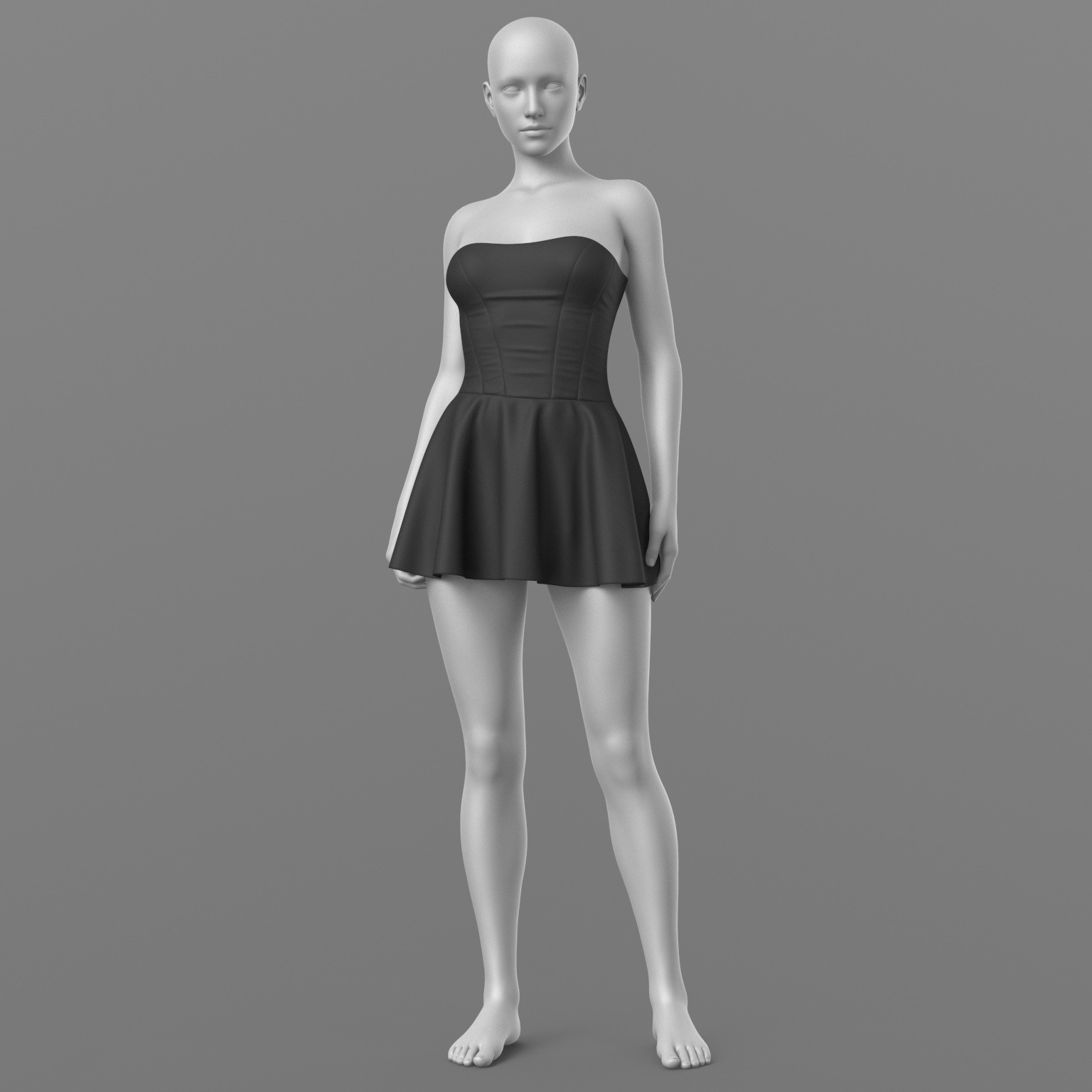 Corset Dress G8 Female by N/A