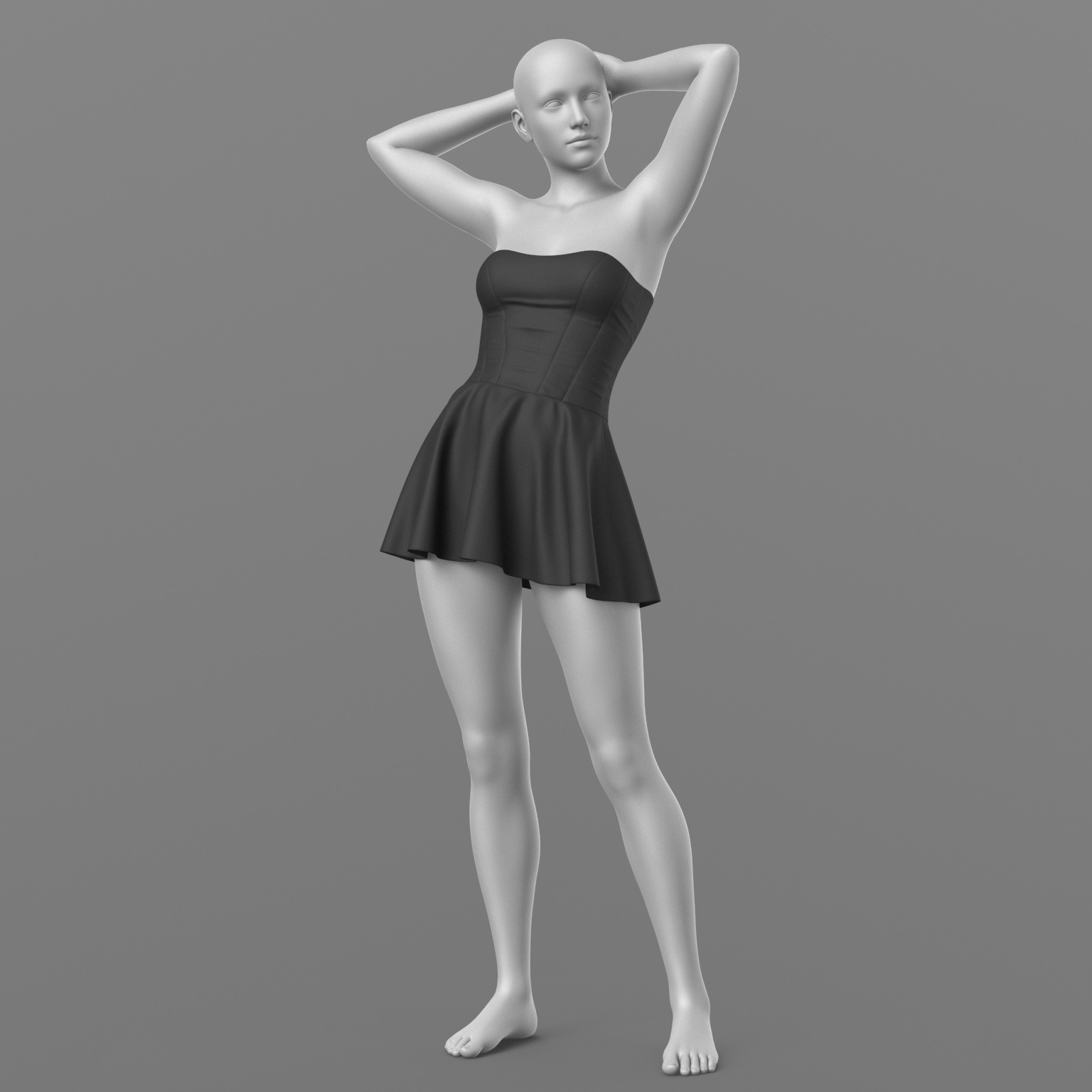 Corset Dress G8 Female by N/A
