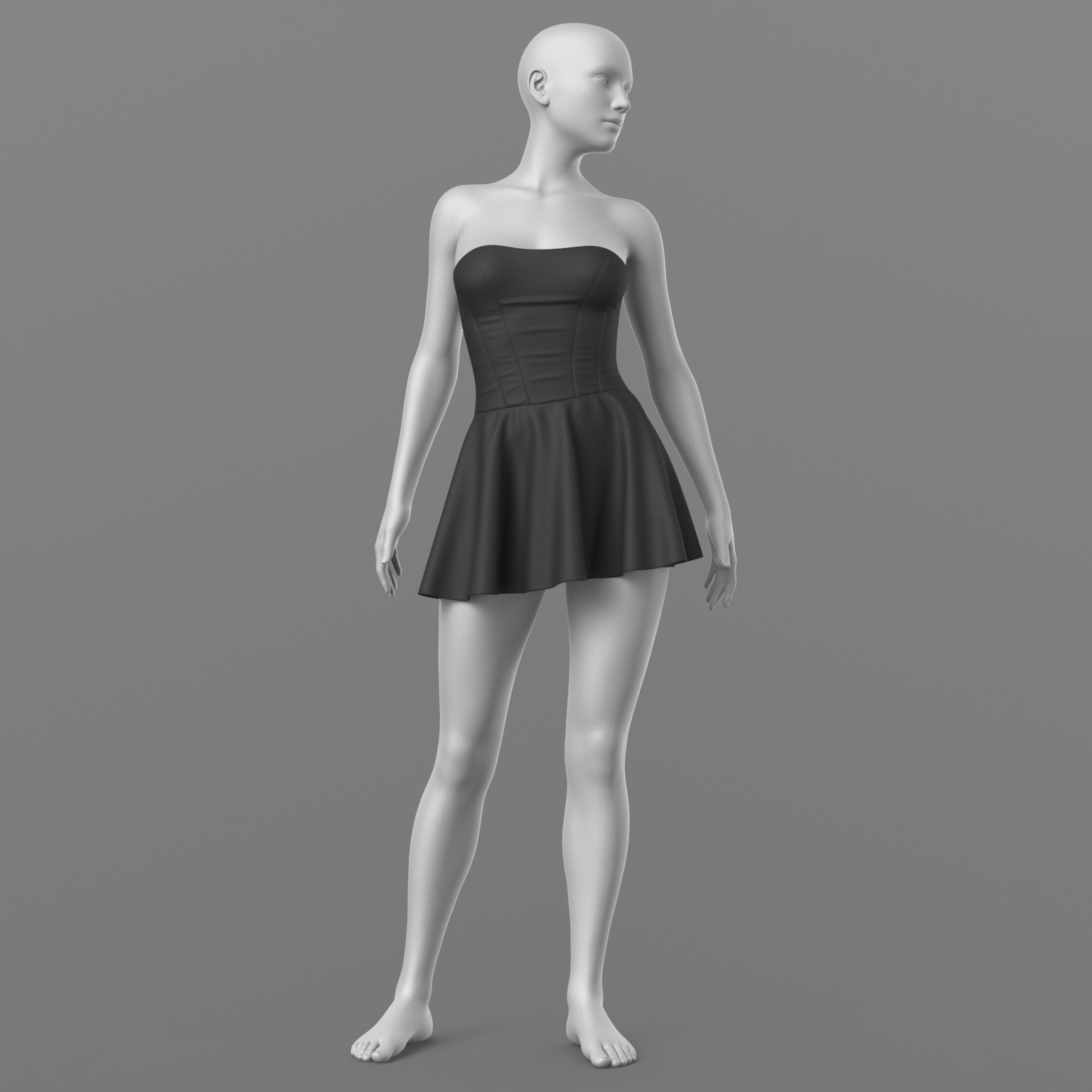 Corset Dress G8 Female by N/A