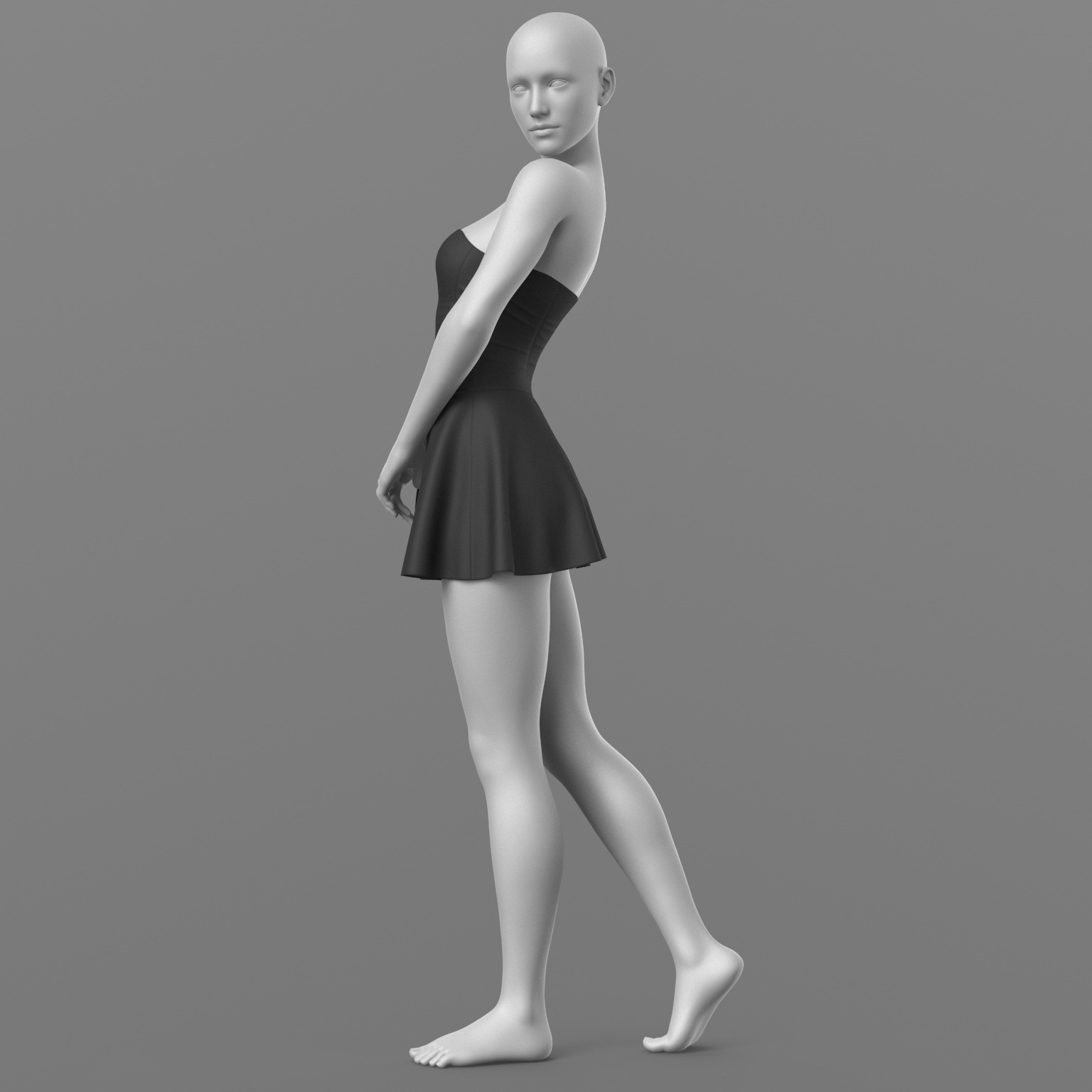 Corset Dress G8 Female by N/A