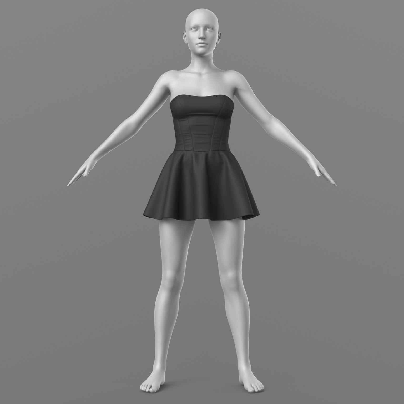 Corset Dress G8 Female by N/A