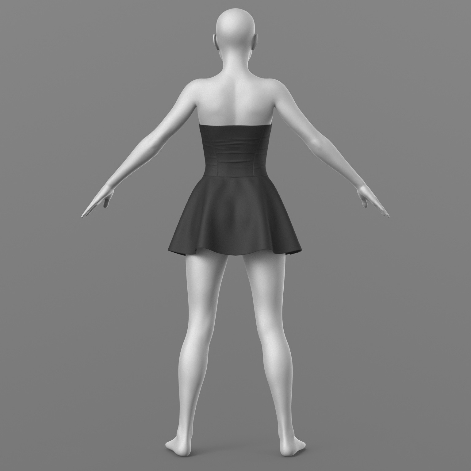 Corset Dress G8 Female by N/A