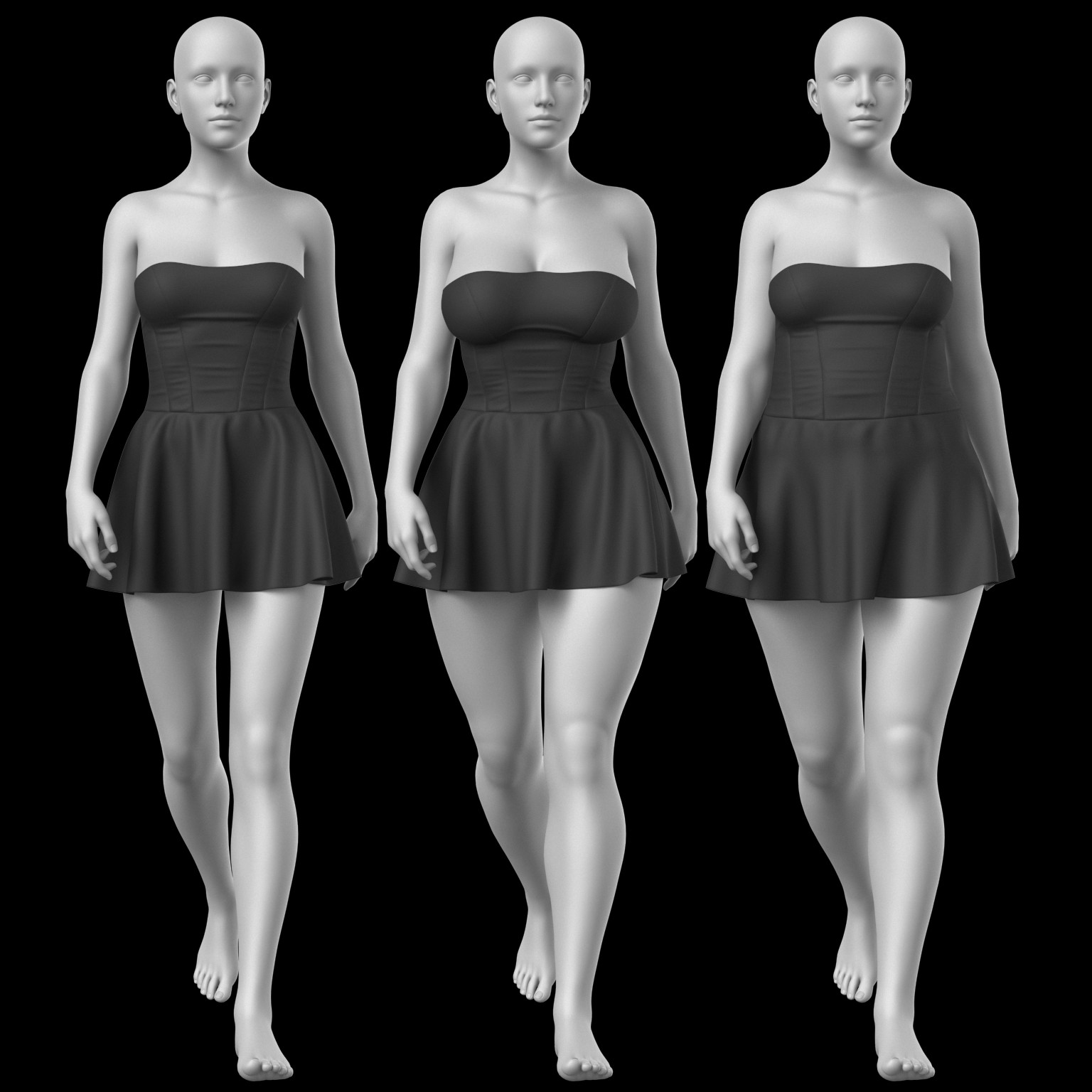 Corset Dress G8 Female by N/A