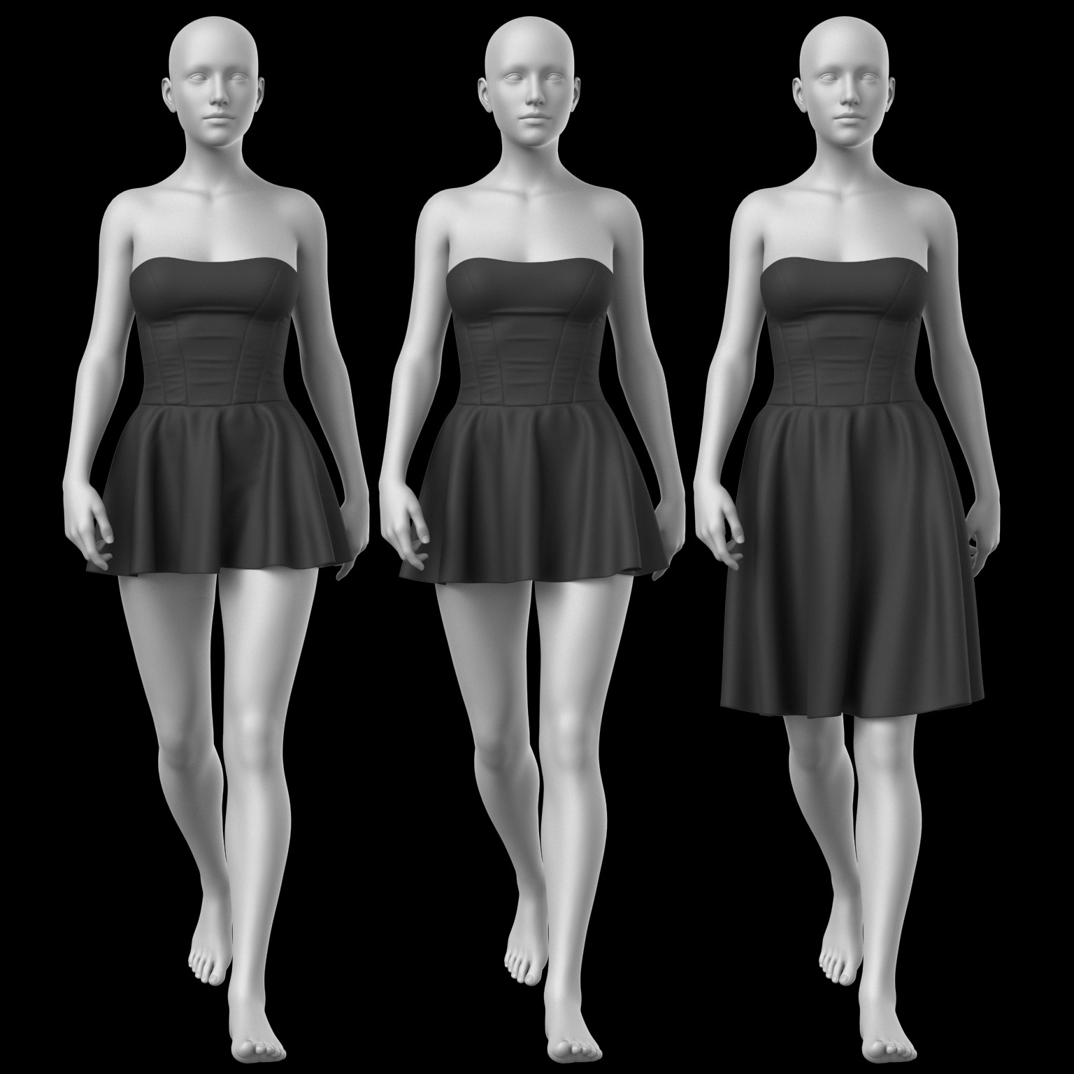 Corset Dress G8 Female by N/A