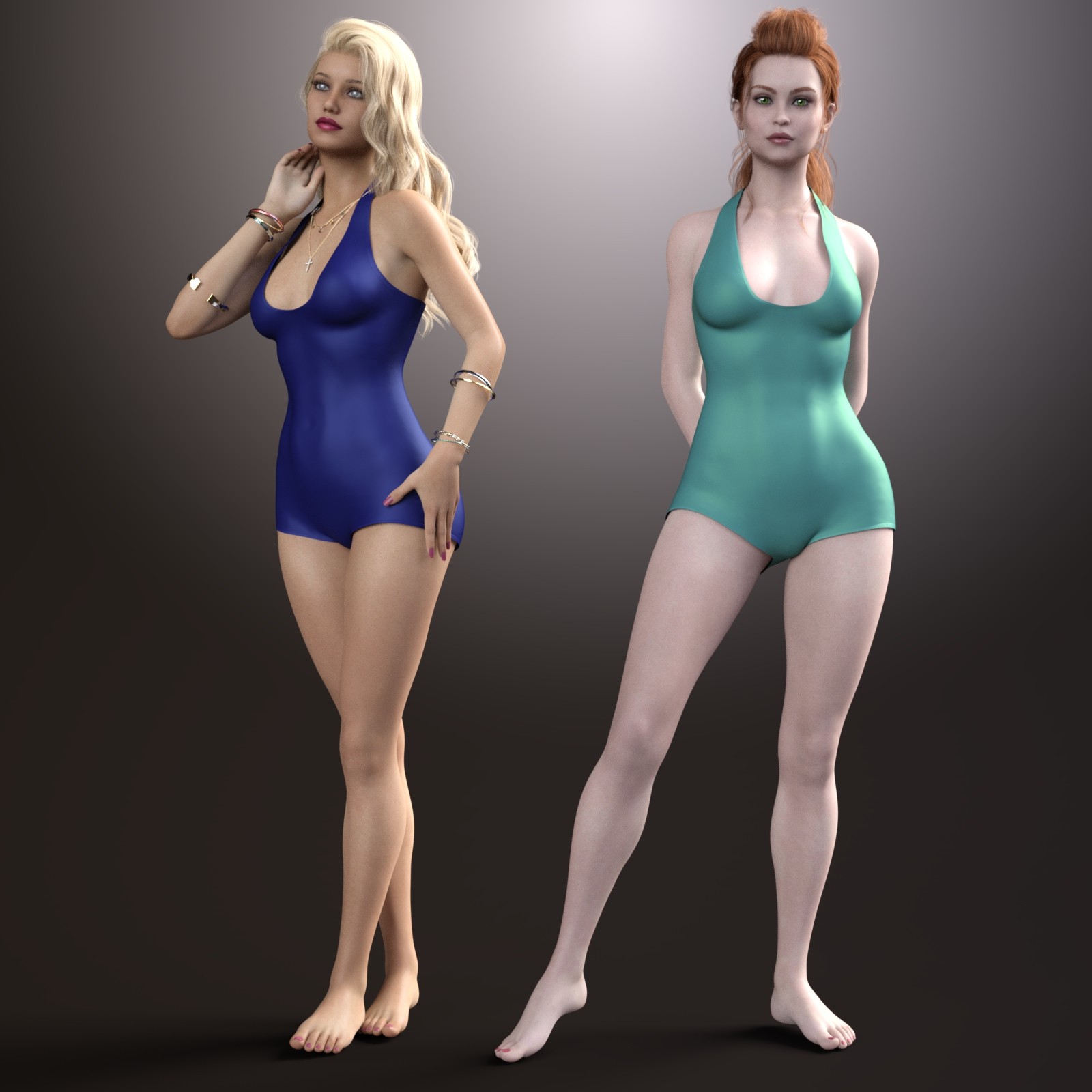 MbM Standing Poses Mega Set Vol 01 for Genesis 8/8.1 Female by N/A