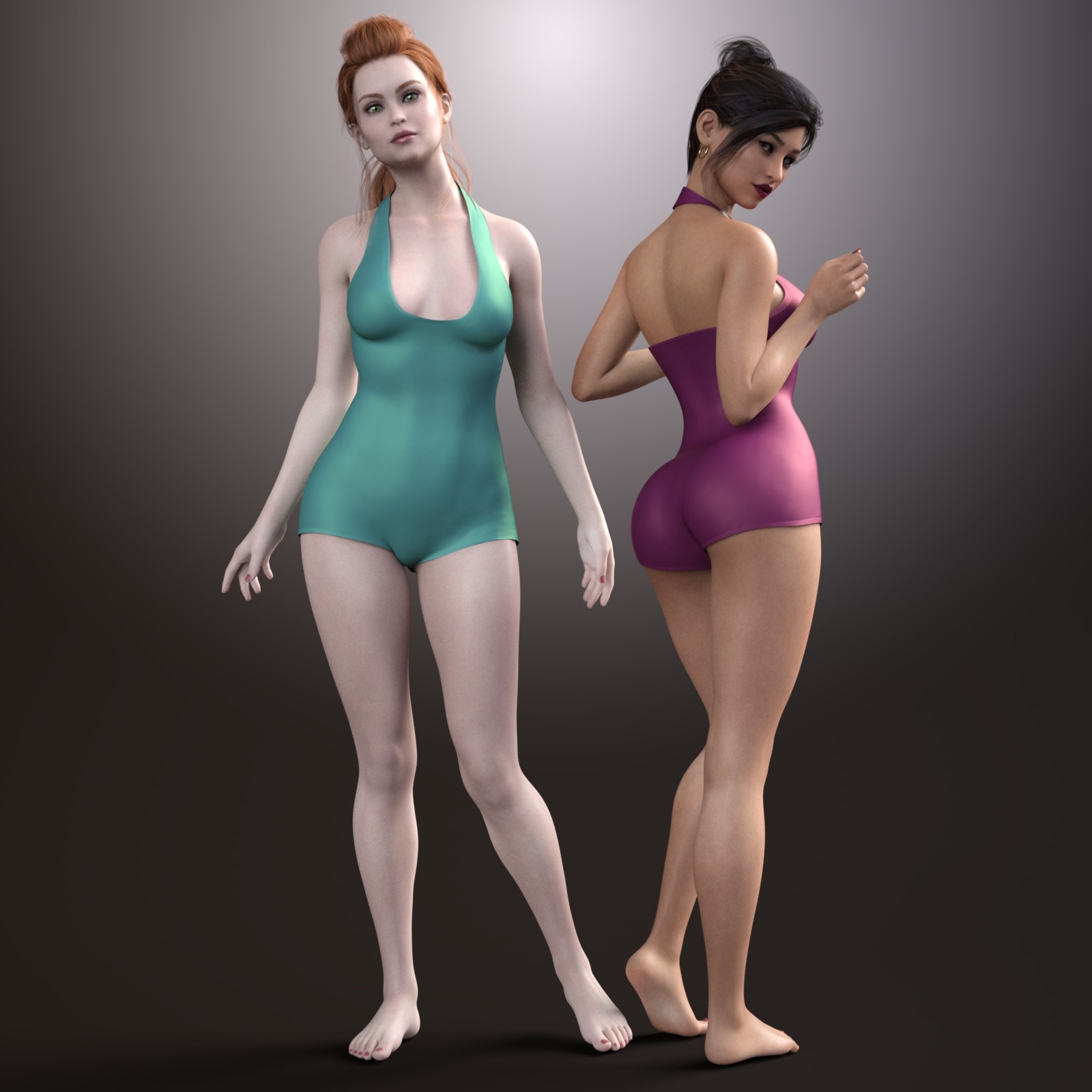 MbM Standing Poses Mega Set Vol 01 for Genesis 8/8.1 Female by N/A