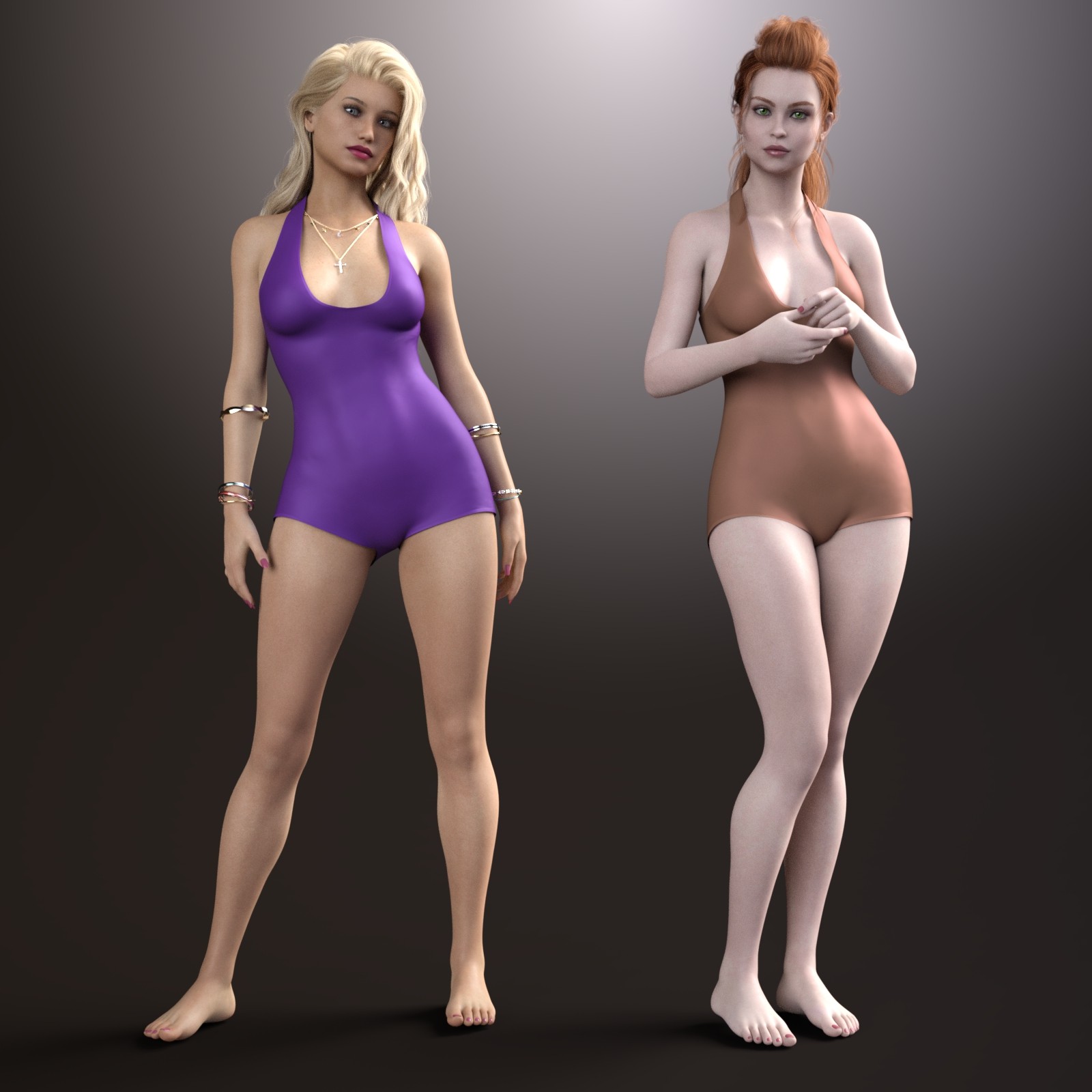 MbM Standing Poses Mega Set Vol 02 for Genesis 8/8.1 Female by N/A
