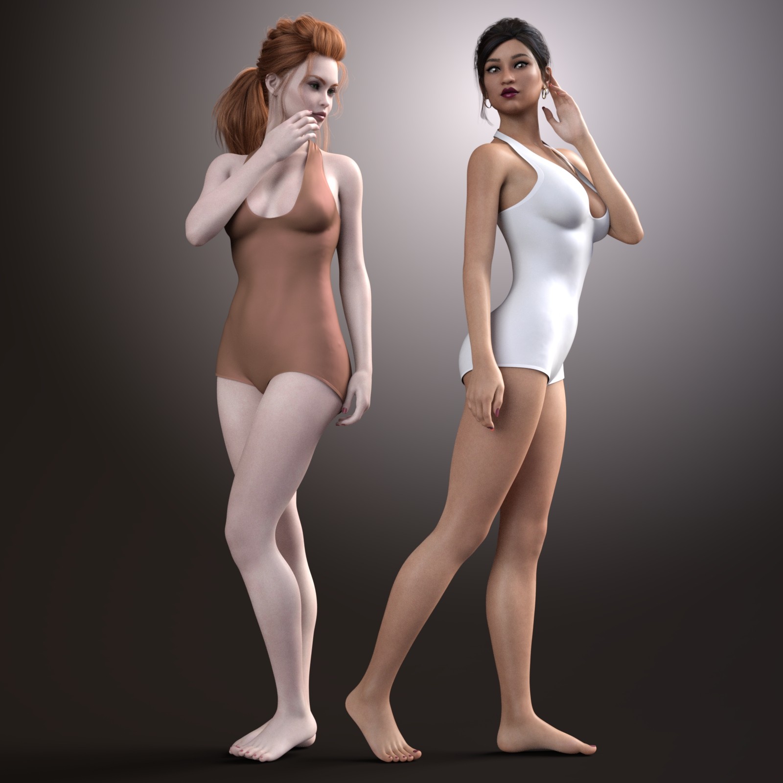 MbM Standing Poses Mega Set Vol 02 for Genesis 8/8.1 Female by N/A