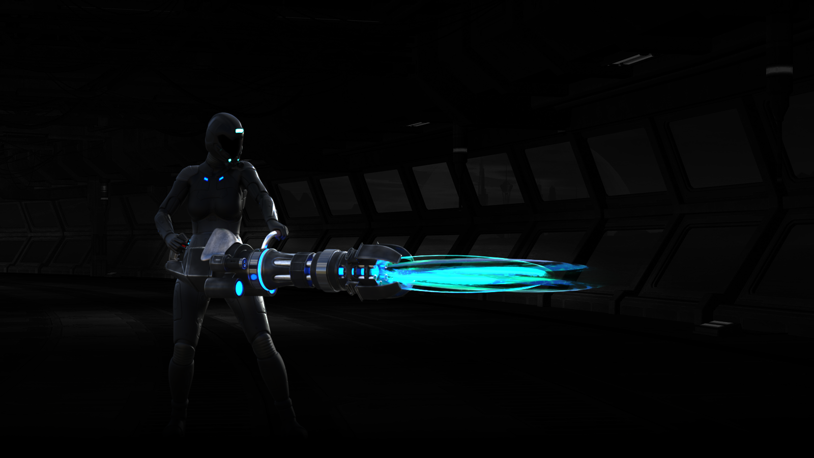 Sci-fi Energy Weapon by N/A