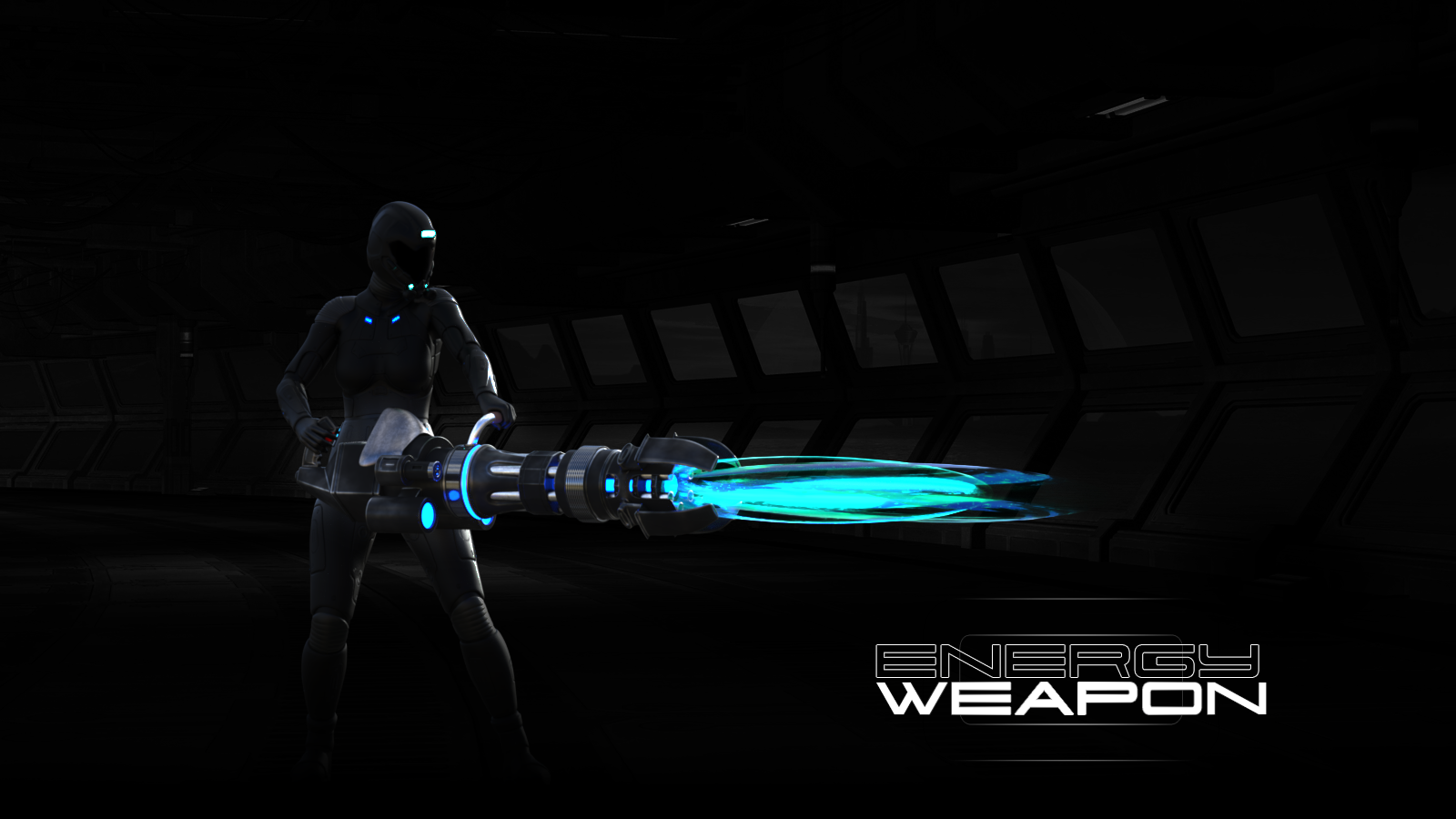 Sci-fi Energy Weapon by N/A