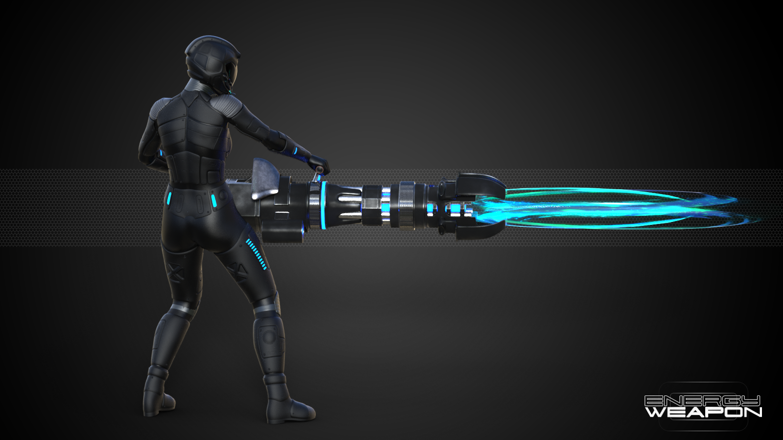 Sci-fi Energy Weapon by N/A