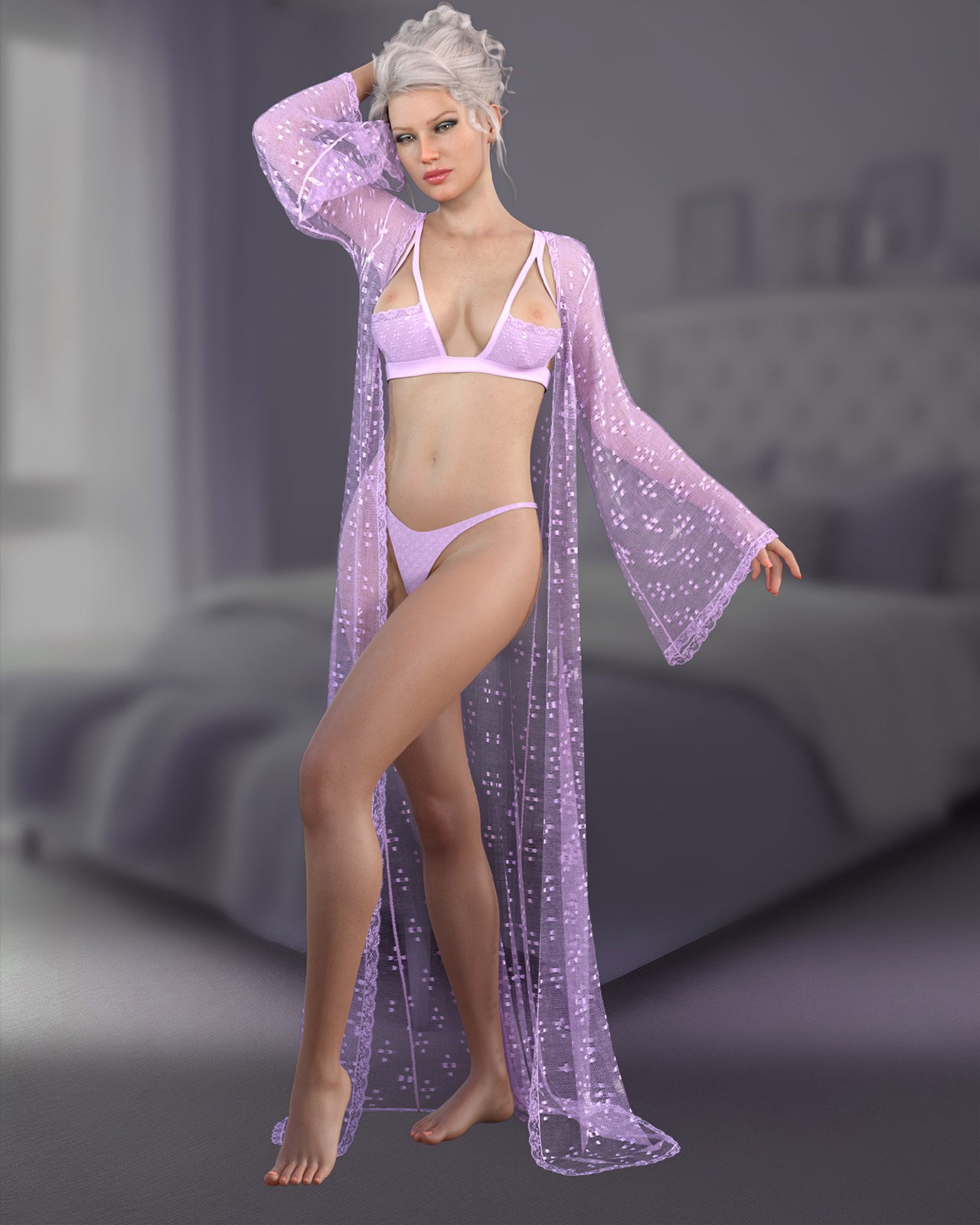 dforce - Passion Fire Lingerie - Genesis 8 by N/A