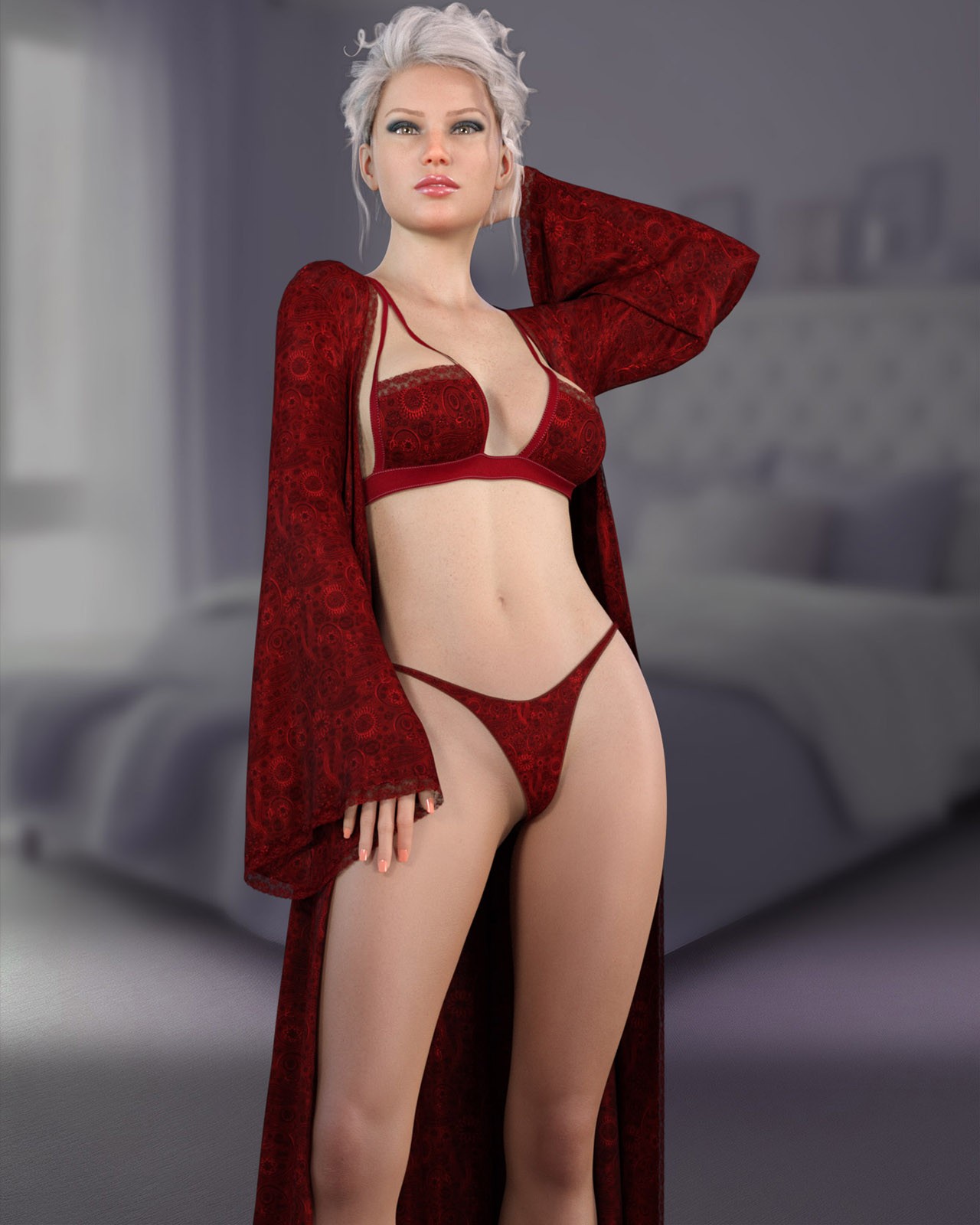 dforce - Passion Fire Lingerie - Genesis 8 by N/A