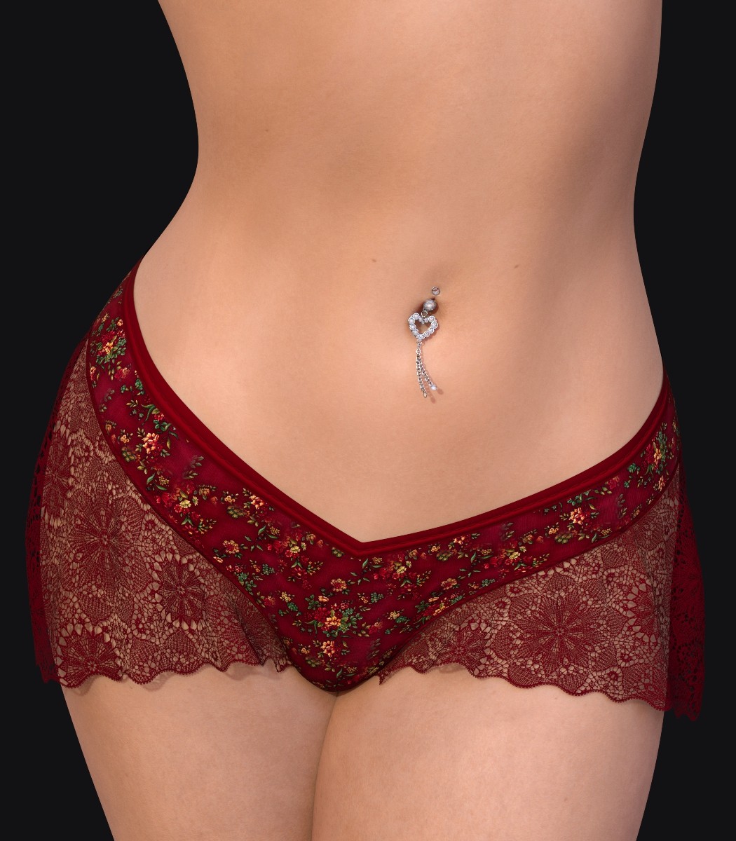 Private Moments: dForce Butterfly Panties for Genesis 8,8.1 Female, Genesis 9 by N/A