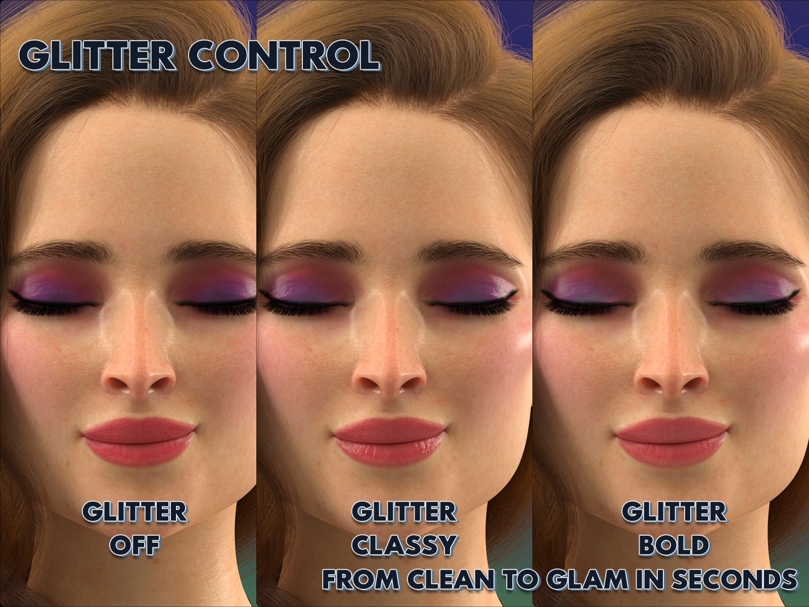 DD Makeup Editor - Iray Uber Skin Makeup System for Genesis 9 by N/A
