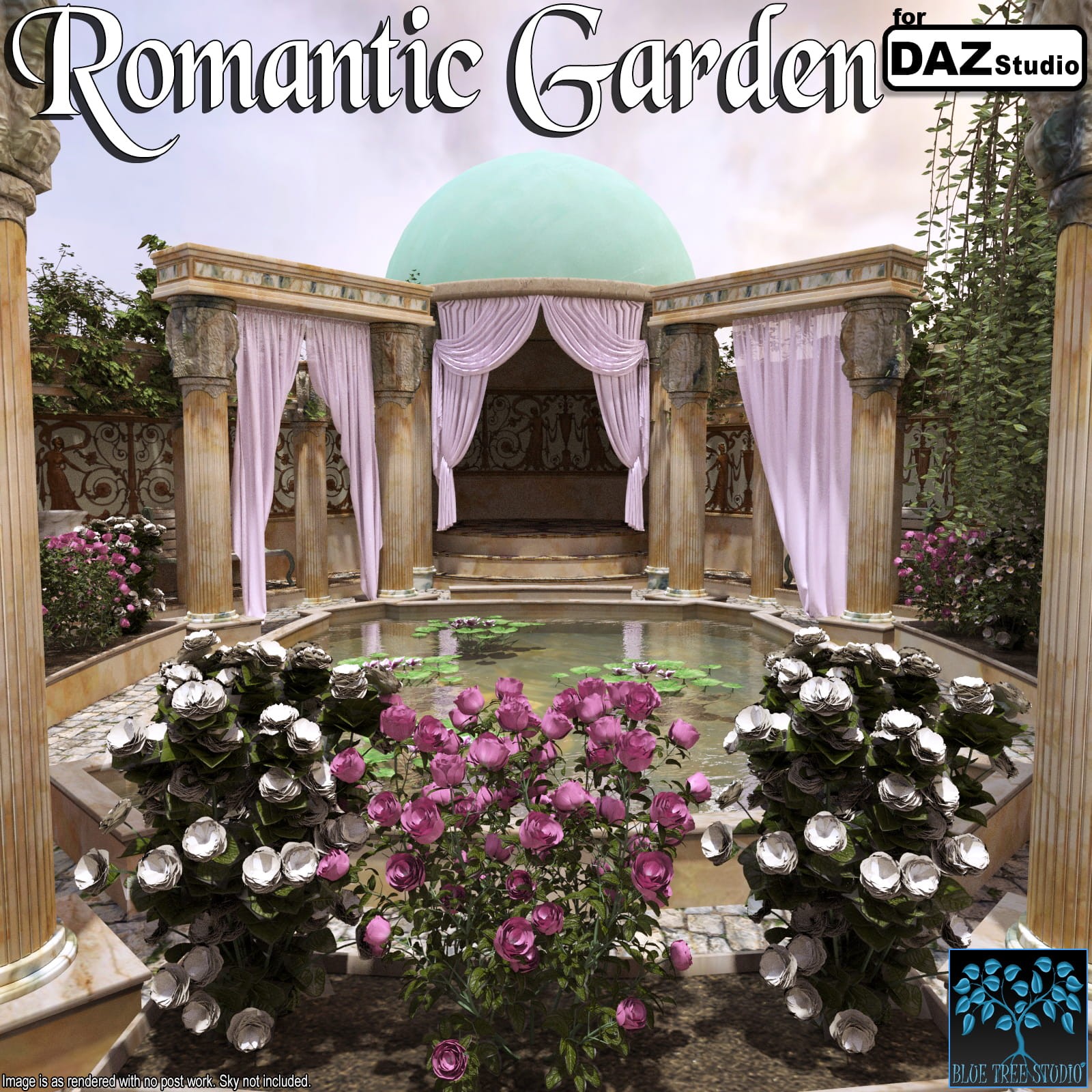 Romantic Garden for Daz Studio by N/A