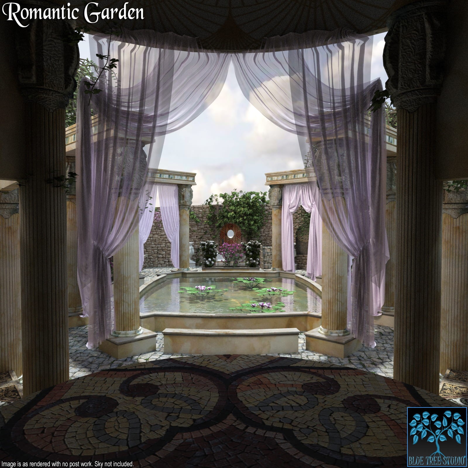 Romantic Garden for Daz Studio by N/A
