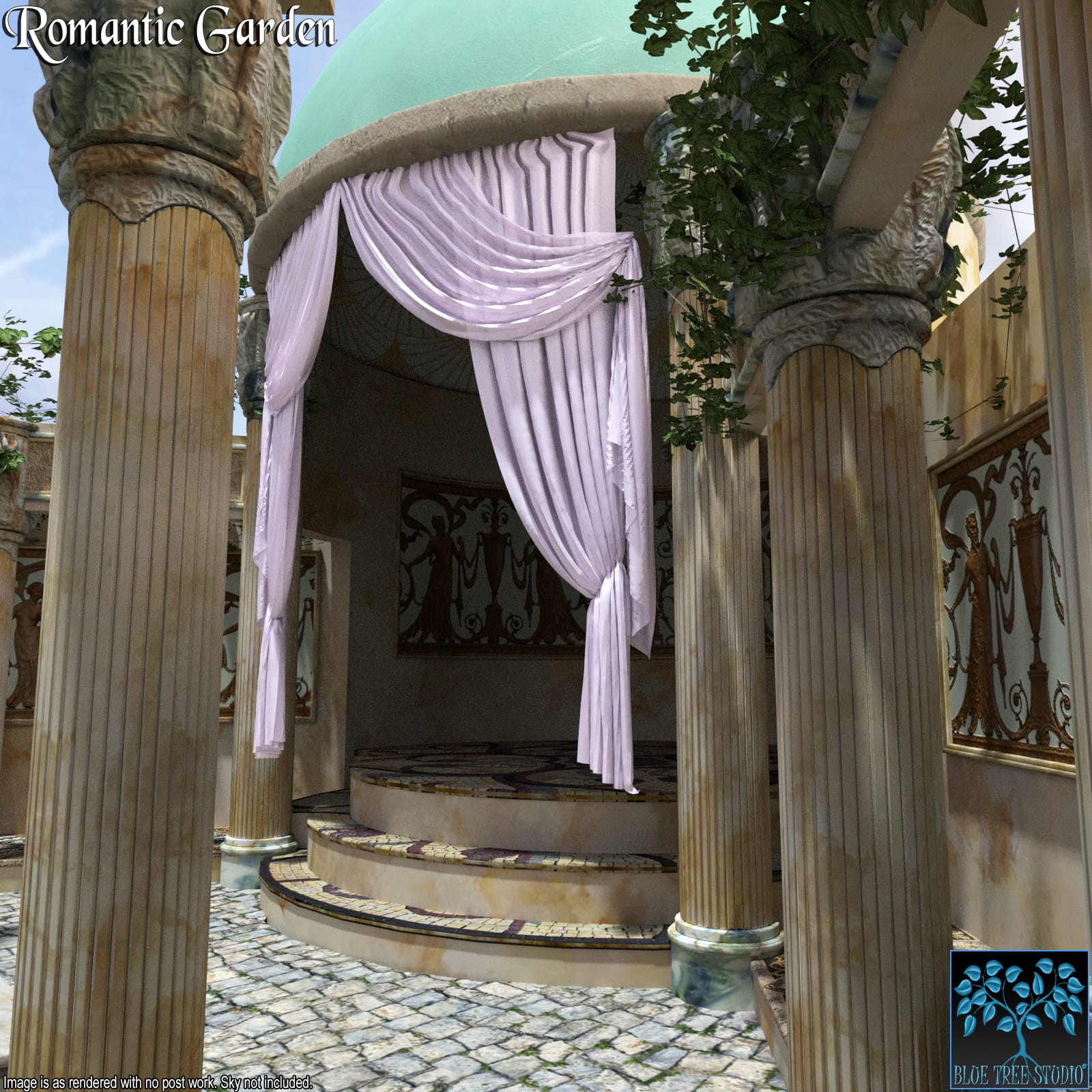 Romantic Garden for Daz Studio by N/A