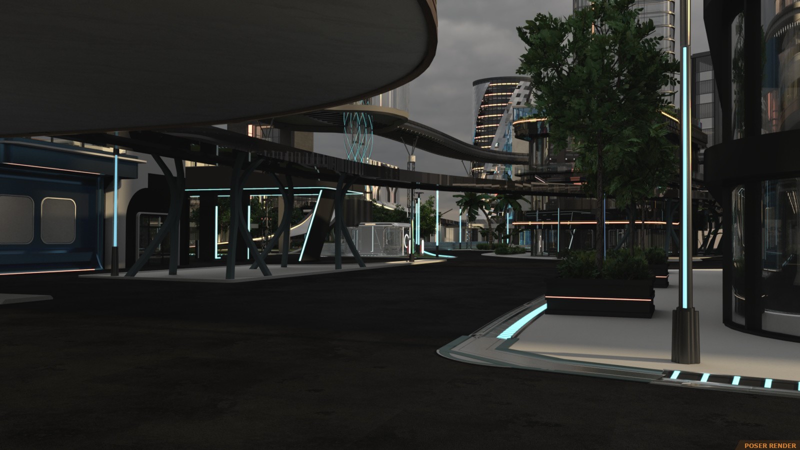 Sci-fi City Base by N/A
