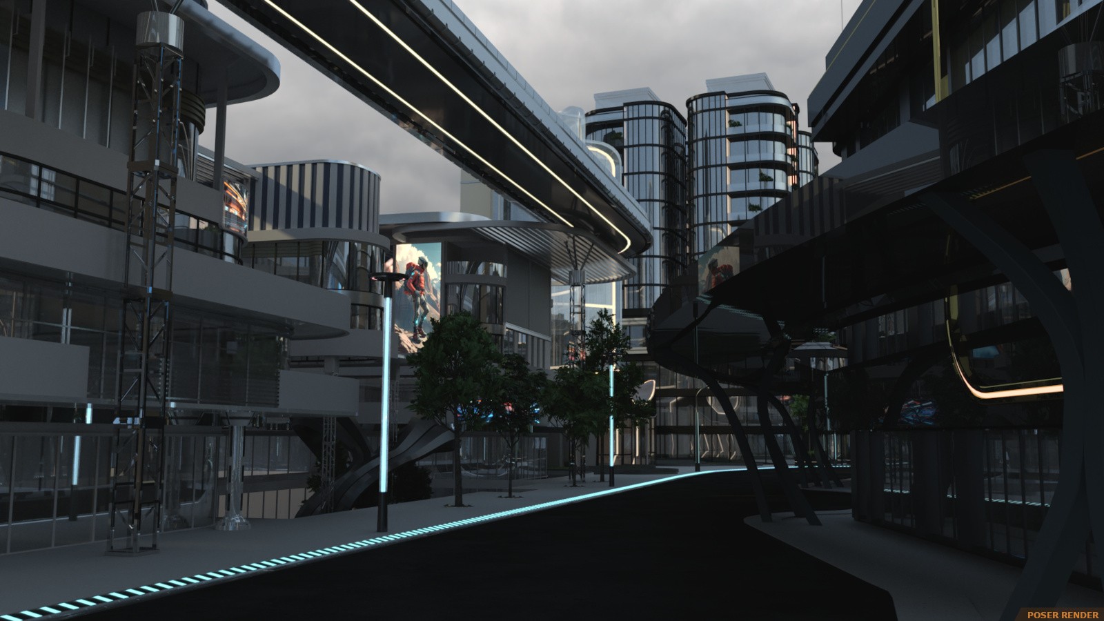 Sci-fi City Base by N/A