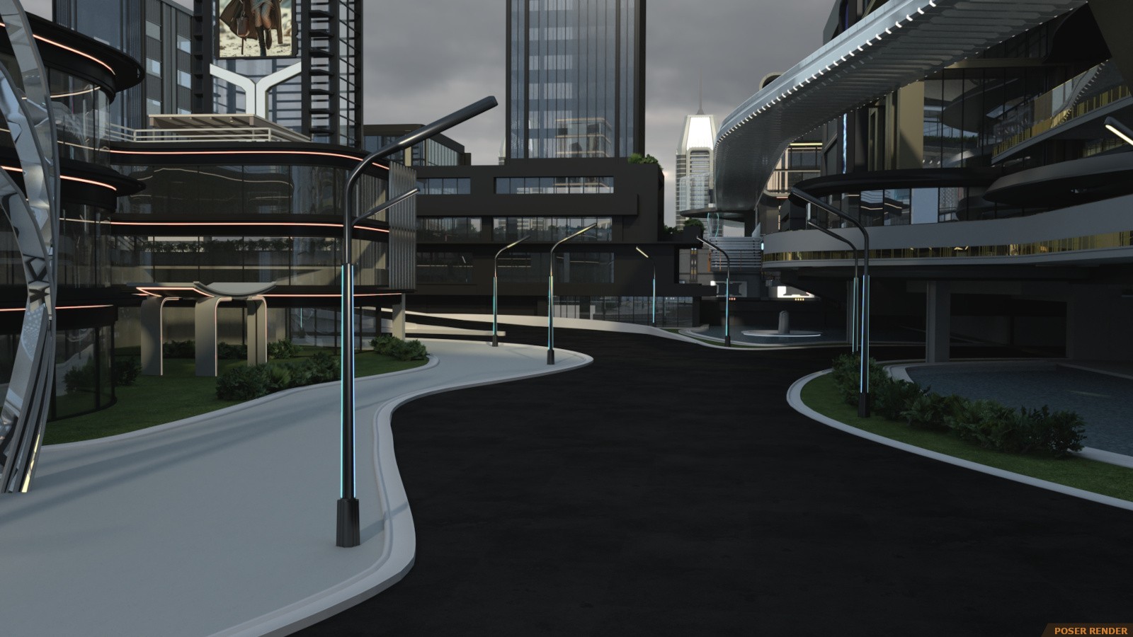 Sci-fi City Base by N/A