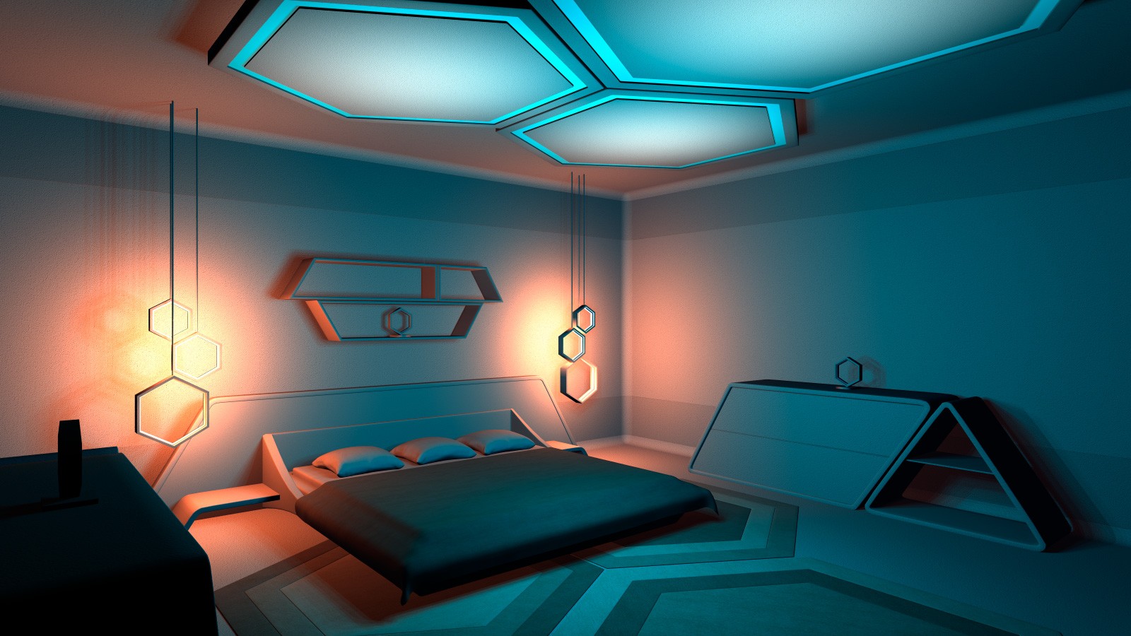 Future bedroom for Poser by N/A