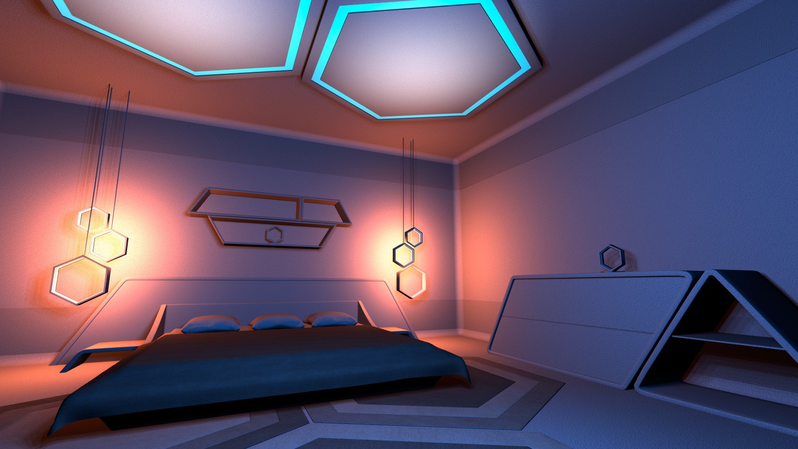 Future bedroom for Poser by N/A