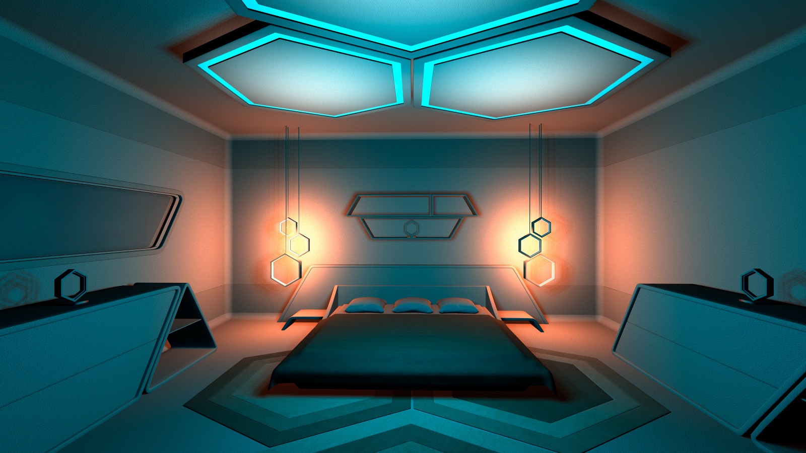 Future bedroom for Poser by N/A