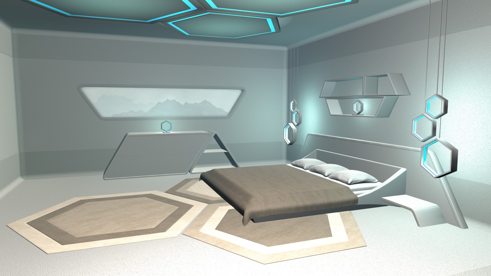 Future bedroom for Poser by N/A