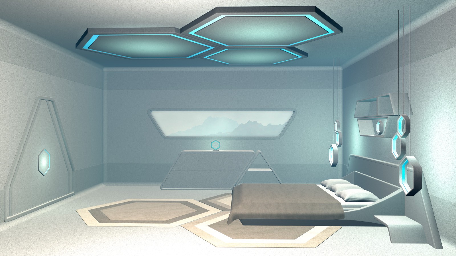 Future bedroom for Poser by N/A