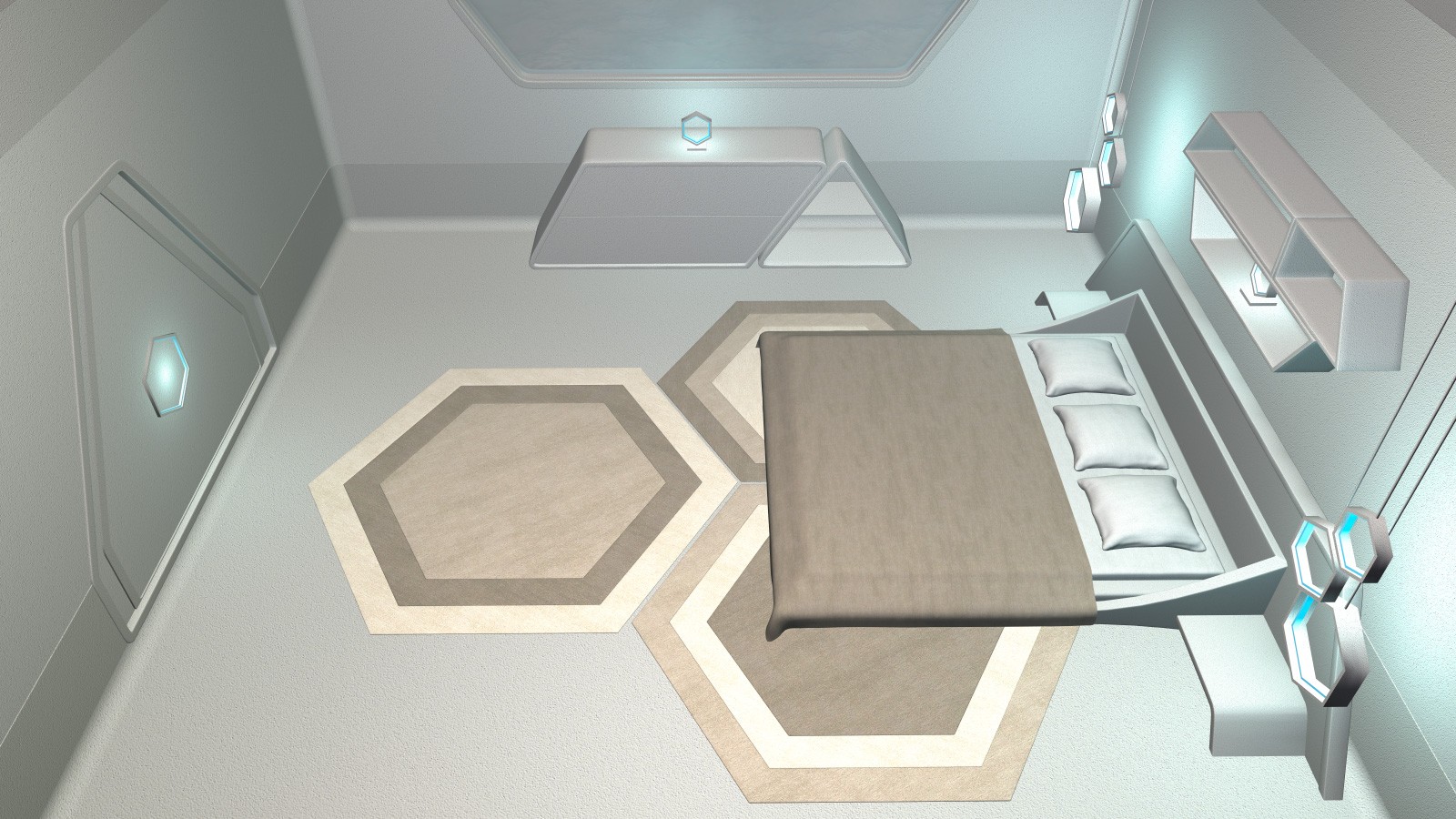 Future bedroom for Poser by N/A