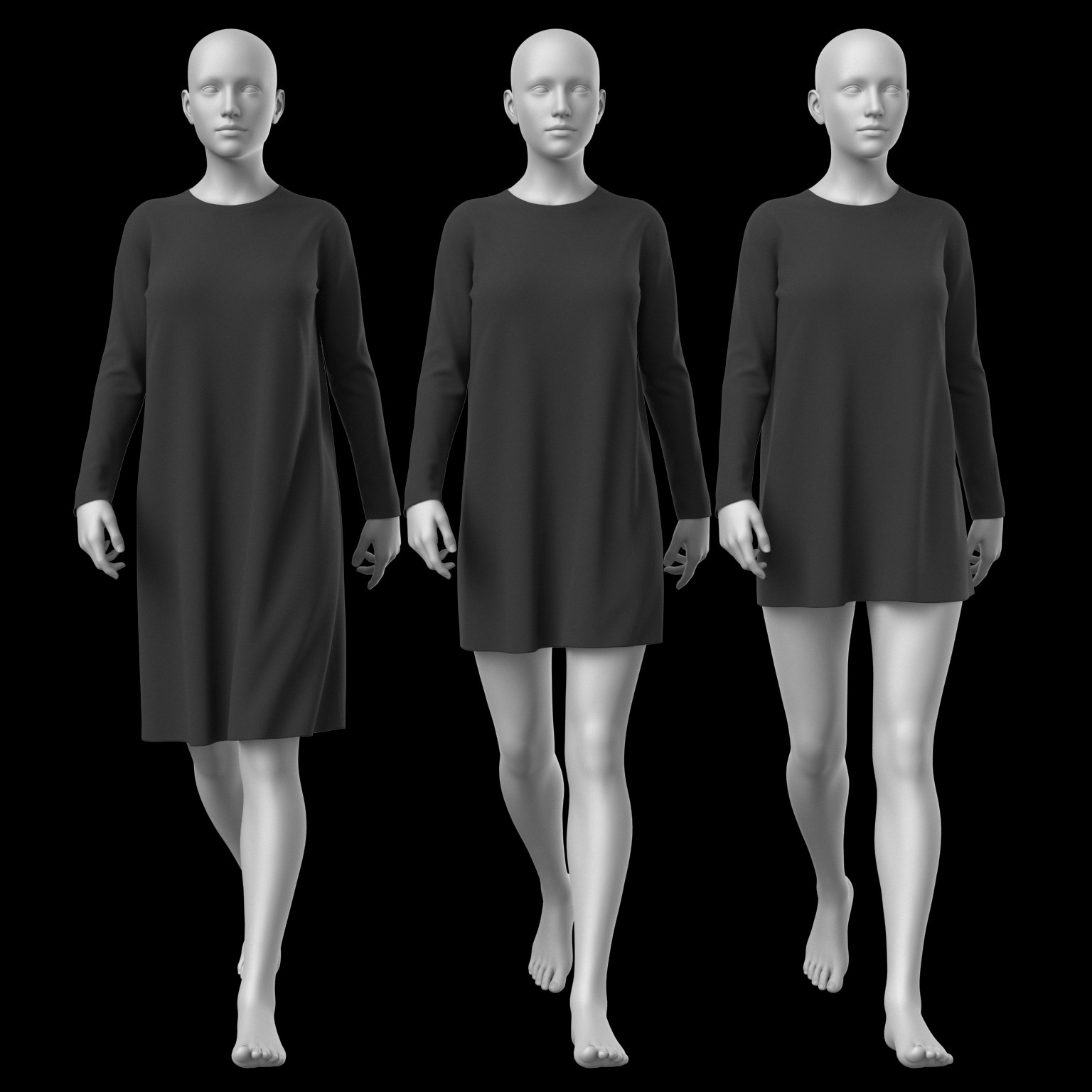 Short Dress 6v and Tights Stockings G8 Female by N/A