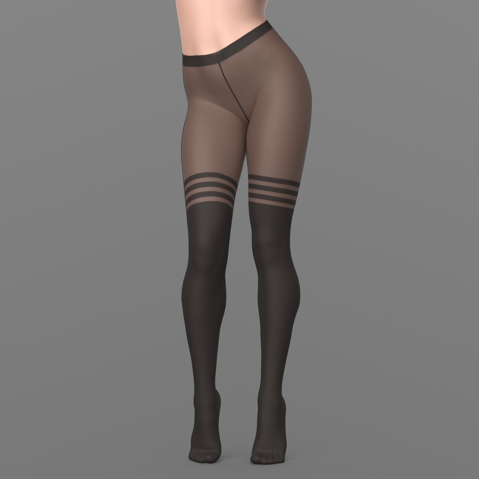Short Dress 6v and Tights Stockings G8 Female by N/A