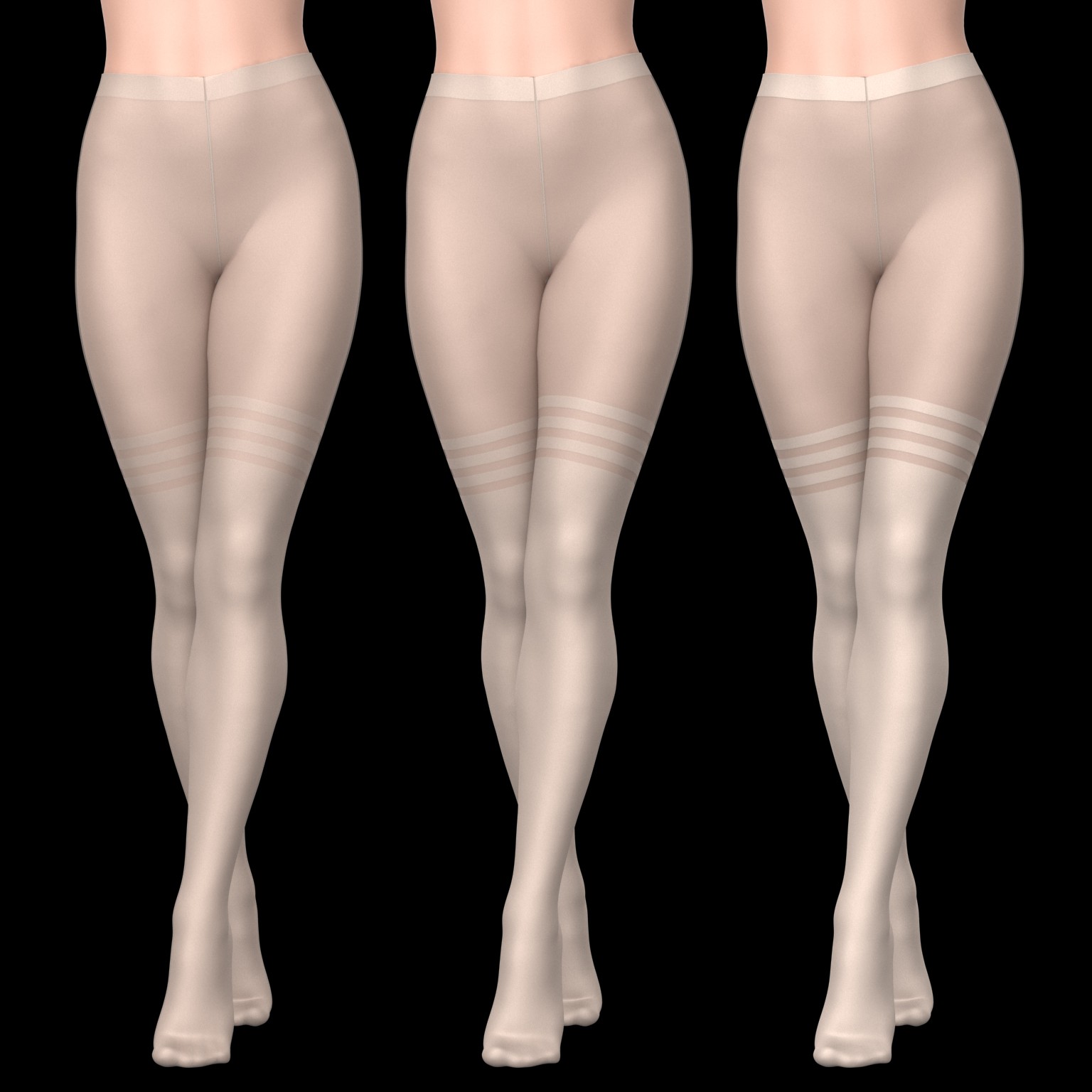 Short Dress 6v and Tights Stockings G8 Female by N/A