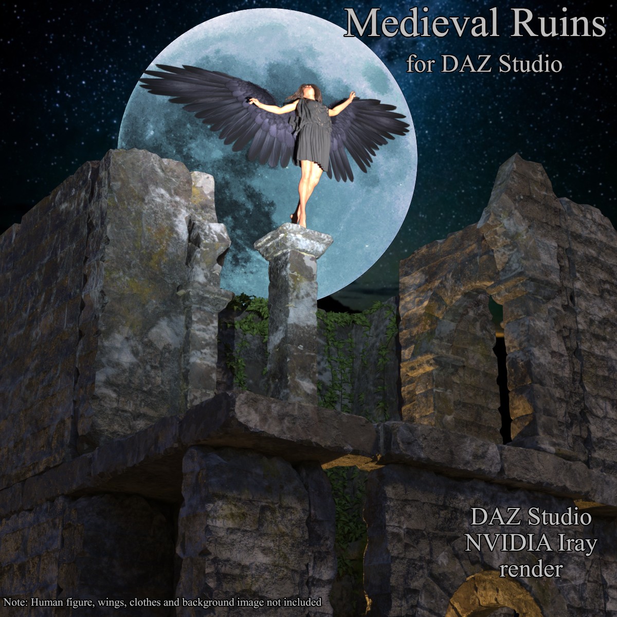 AJ Medieval Ruins for DAZ Studio by N/A