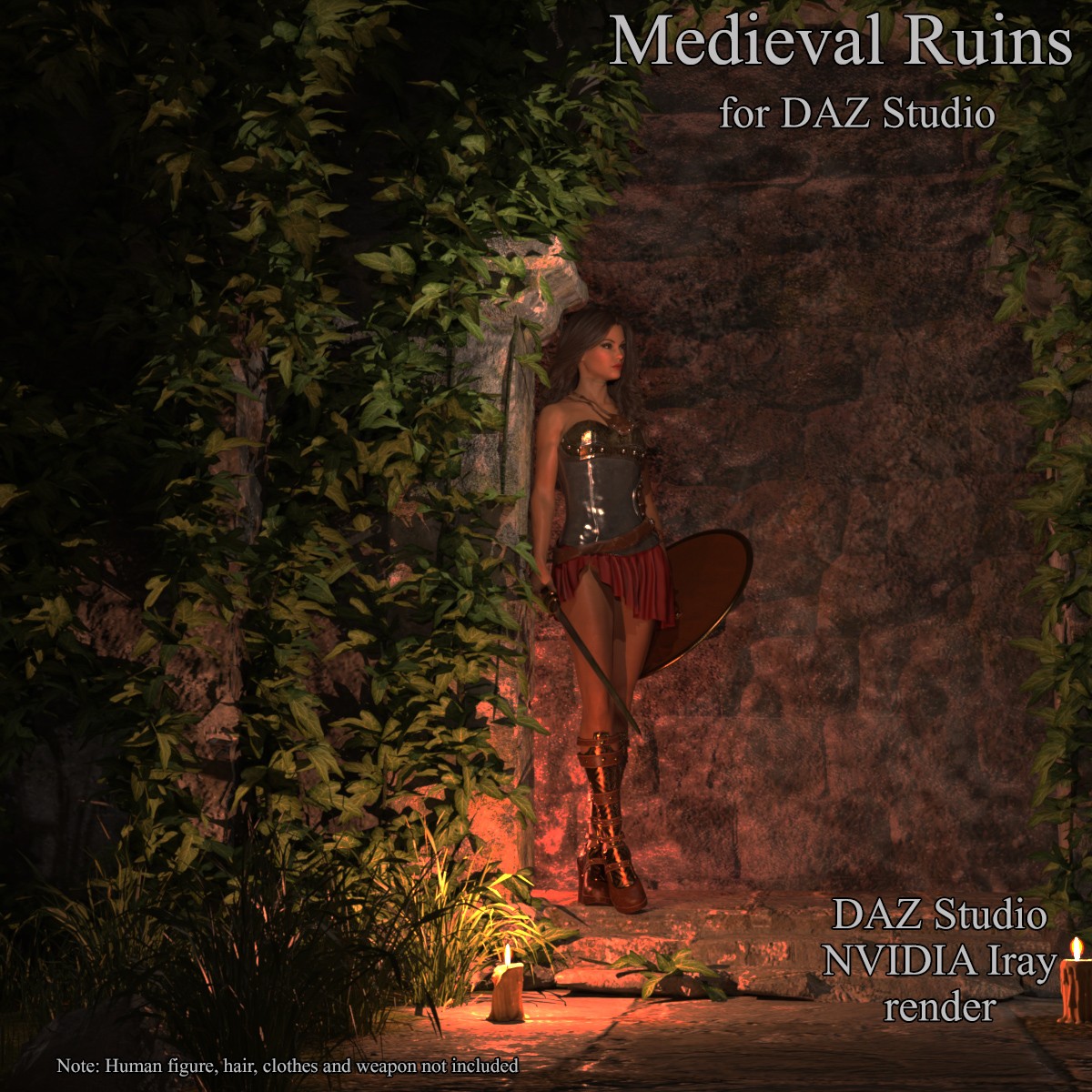 AJ Medieval Ruins for DAZ Studio by N/A