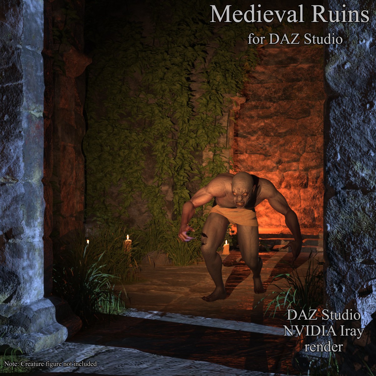 AJ Medieval Ruins for DAZ Studio by N/A
